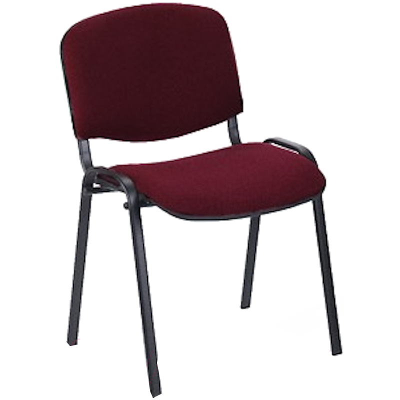 Стілець офісний NOWY STYL (ISO-17 BLACK C-29) оббитий тканиною, металевий, 500мм